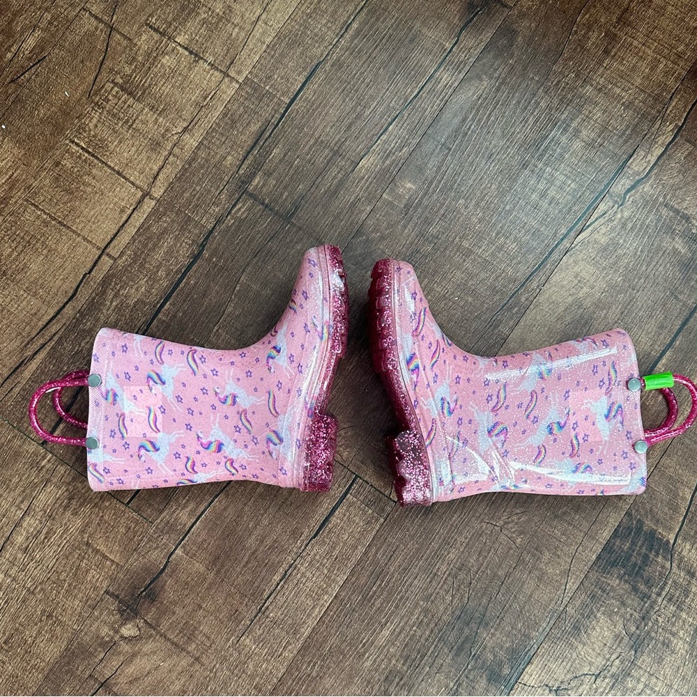 Unicorn rain boots